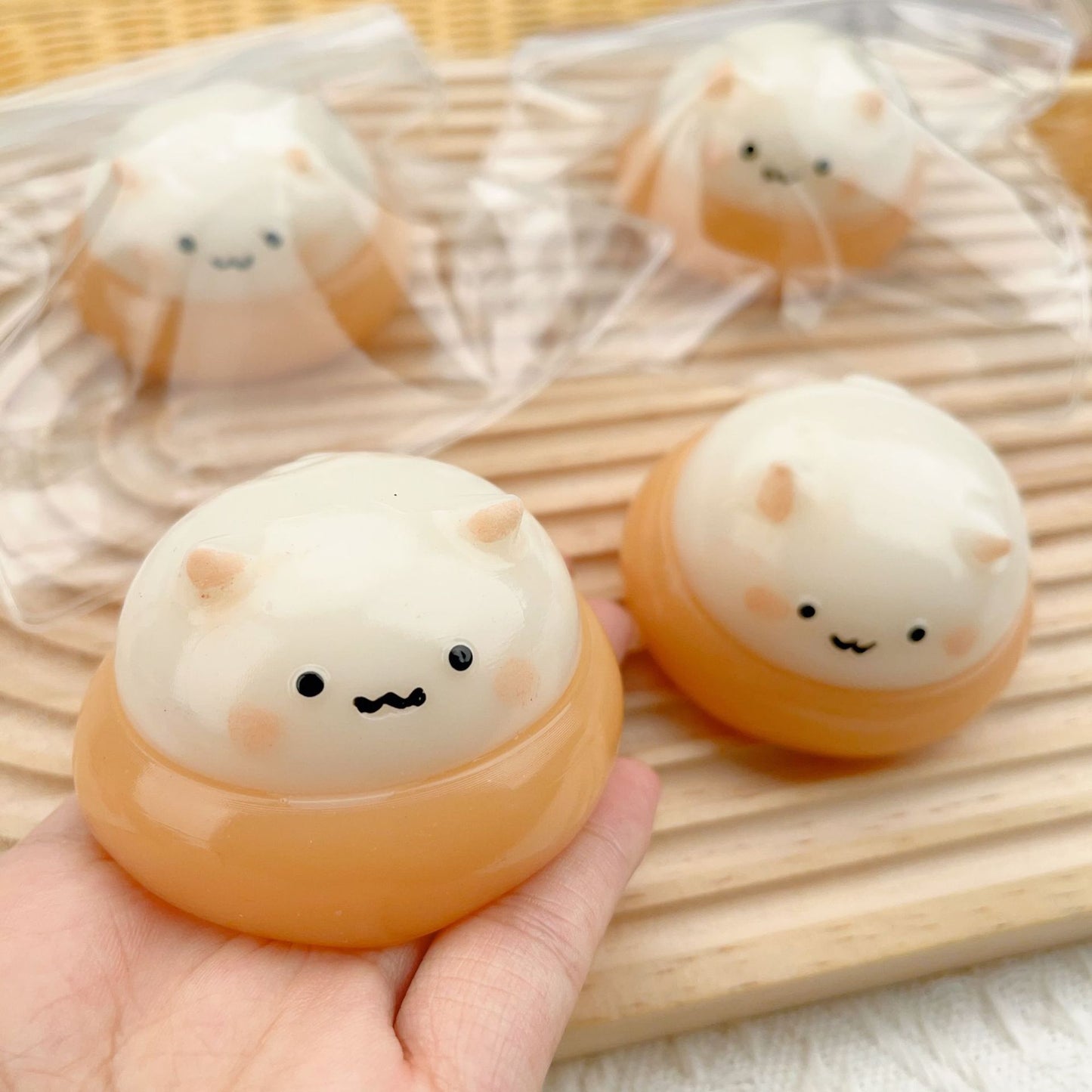 Cream Daifuku Chestnut Hamster Squeeze Decompression Toy Cute High Value