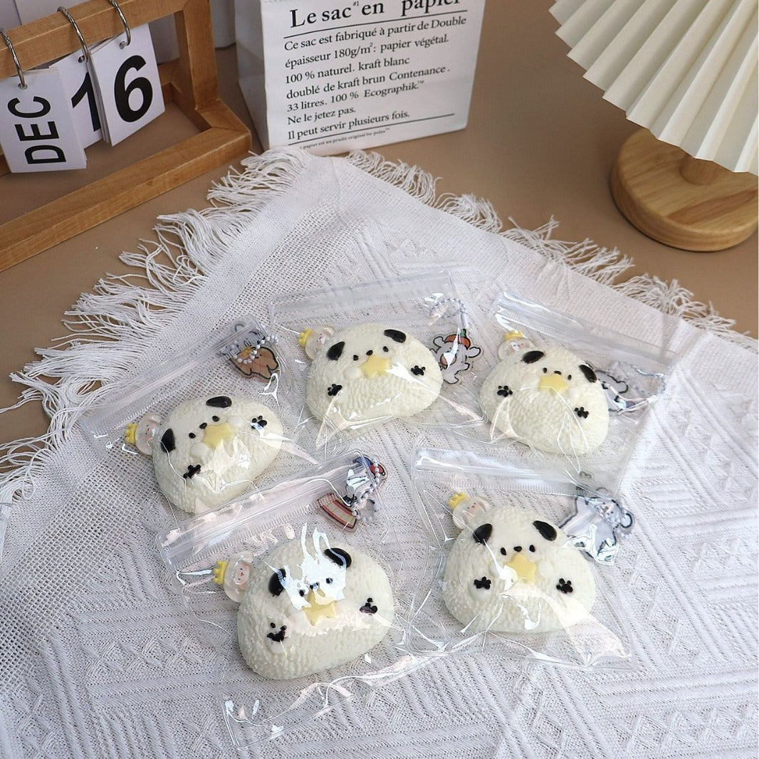 Pacha Dog Cat Fish Slow Rebound Food Grade Silicone Vent Decompression Toy Pinch Fun DIY Handmade