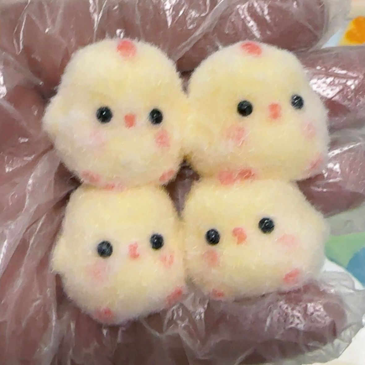 QQ bounce chicken squeeze fun to send girlfriends friends baby cute cartoon pendant toy