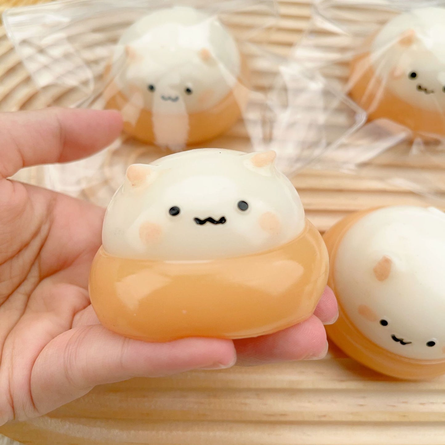 Cream Daifuku Chestnut Hamster Squeeze Decompression Toy Cute High Value
