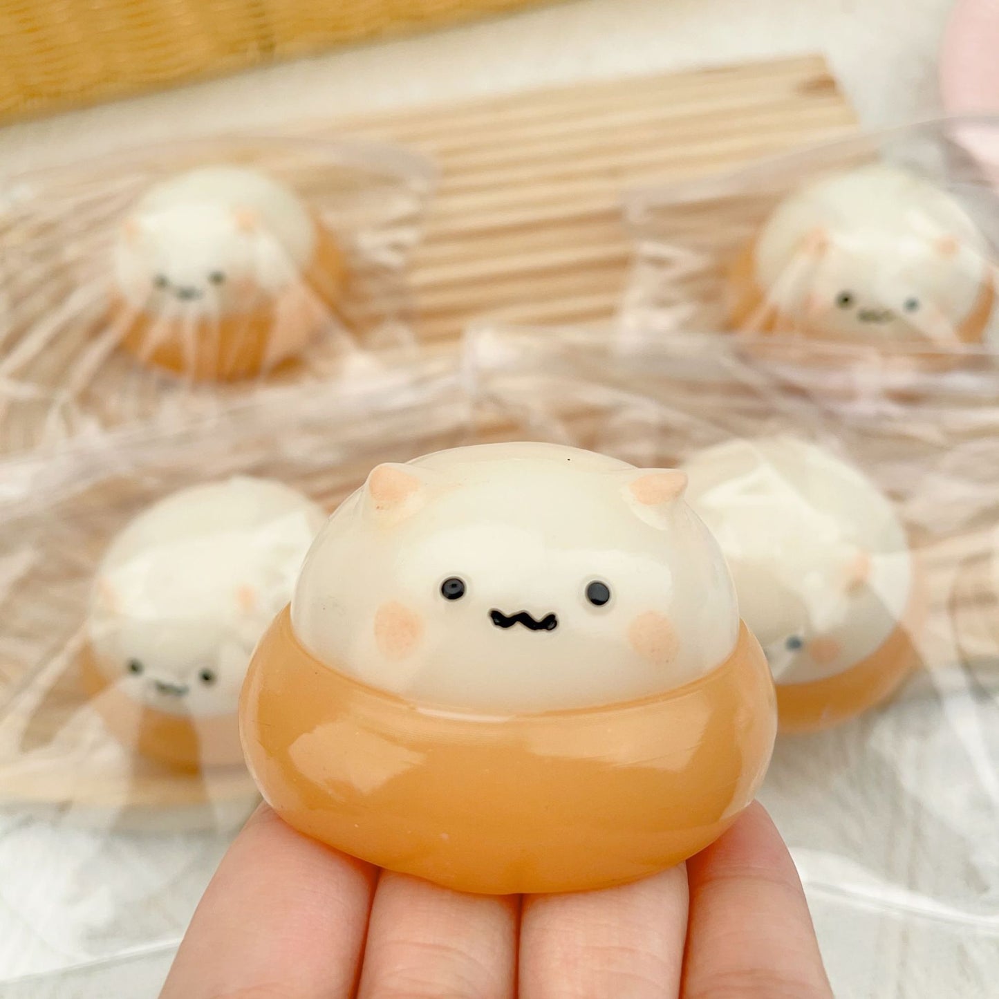 Cream Daifuku Chestnut Hamster Squeeze Decompression Toy Cute High Value