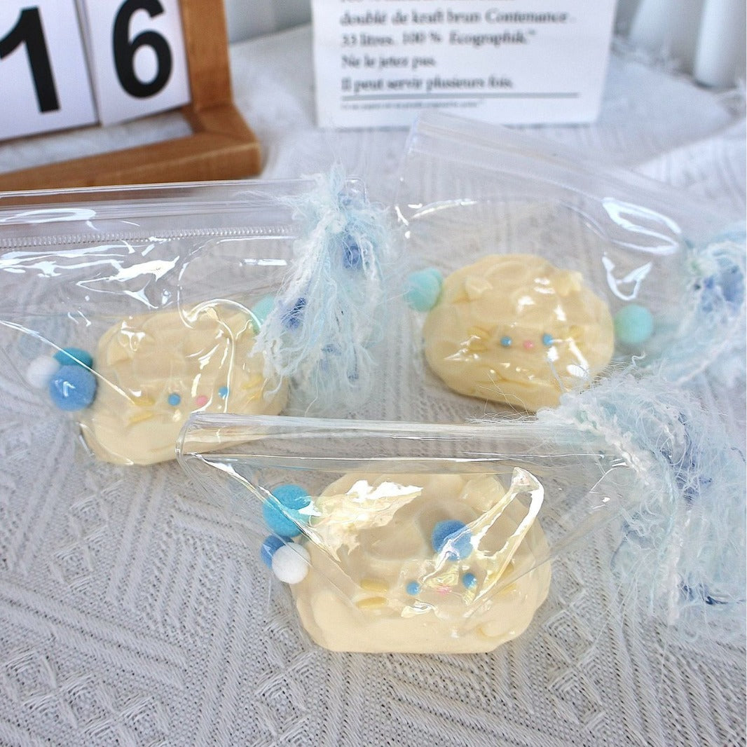 Cat milk and shellfish have a muddy feel, slow rebound, food-grade silicone vent and decompression toy, DIY handmade