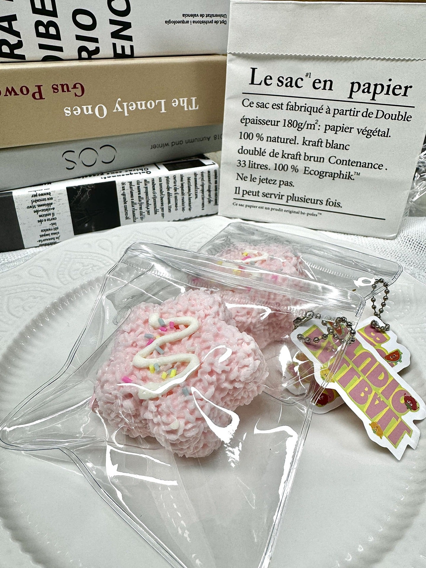 Pink series dry mud food-grade silicone venting and decompression toys pinchle DIY purely handmade