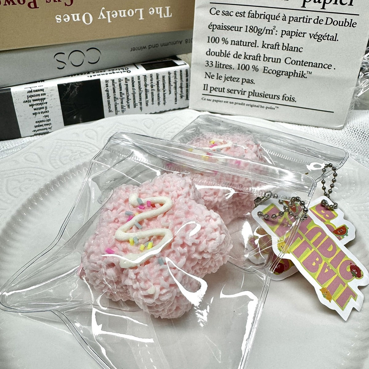 Pink series dry mud food-grade silicone venting and decompression toys pinchle DIY purely handmade