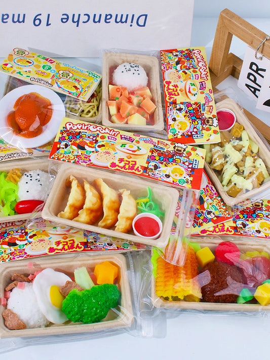 Random food box set of 2 pieces of food pinch fun for girls creative decompression toys slow rebound magical decompression toys