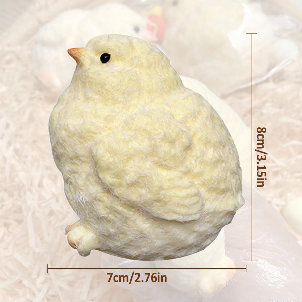 Handmade Chick Ultra Soft Squishy Fidget Toys, 2024 New Silicone Squeeze Toys for Stress Relief for Kids Gifts Party Birthday (1 PCS)