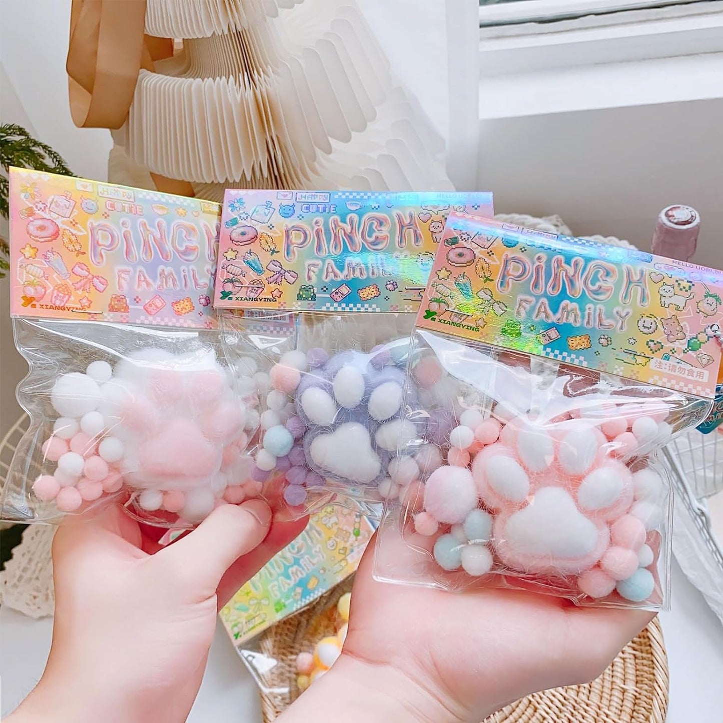 Handmade cat scratching series squeezing and decompression toys