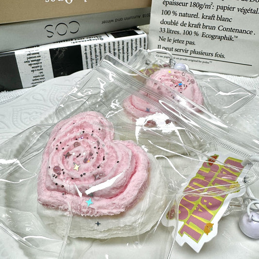 Pink series dry mud food-grade silicone venting and decompression toys pinchle DIY purely handmade